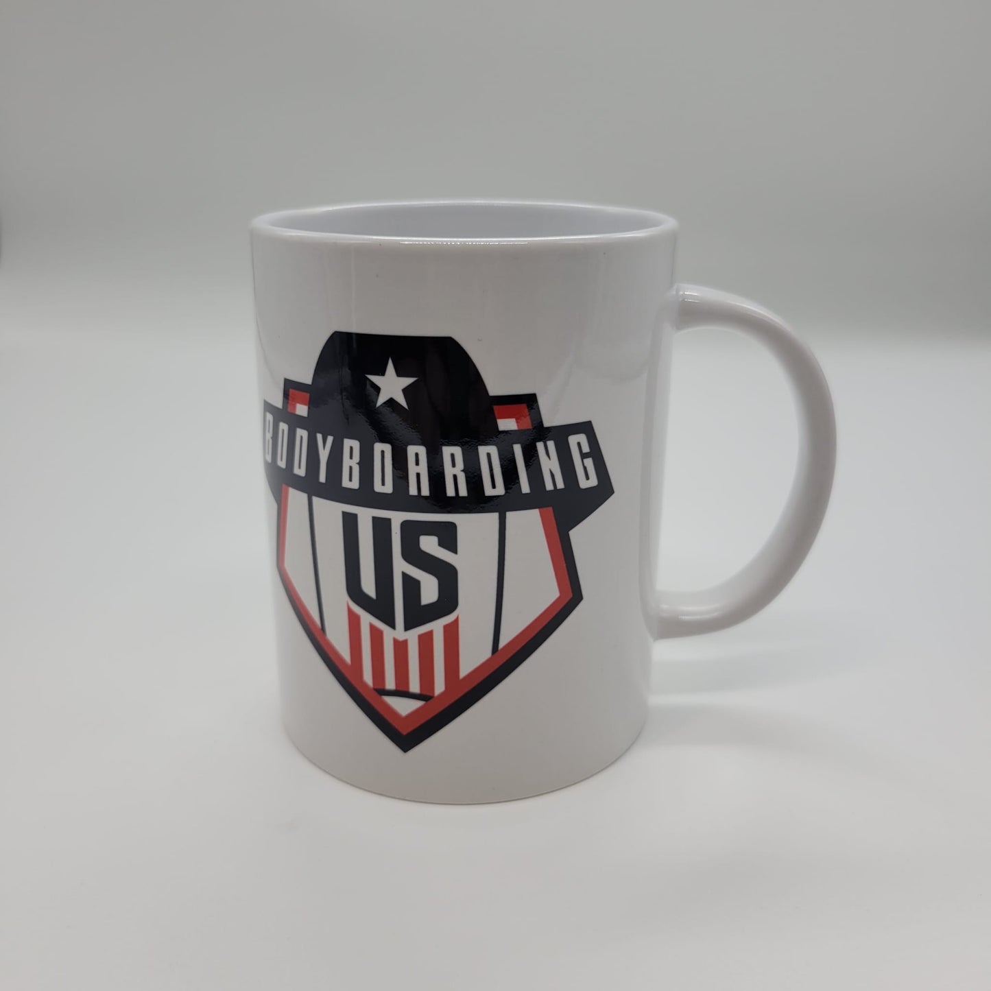 White Mug Bodyboarding US 15oz