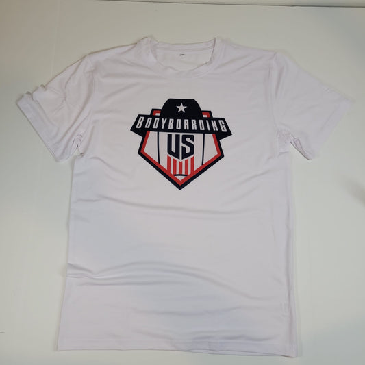 Bodyboarding US White T-shirt
